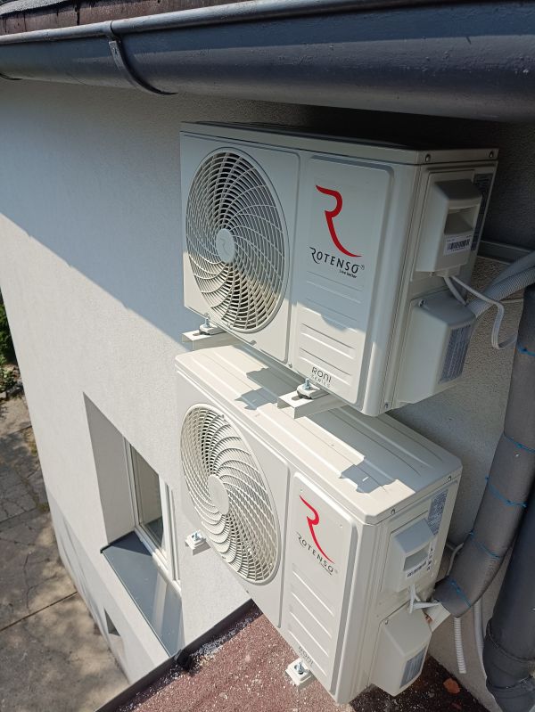 Montaż klimatyzacji Rotenso Roni 5kw i 3,5kw- Katowice Kostuchna